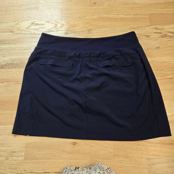 Athleta Soho Skort Blue Pockets Lined Skirt Pockets Women's Size 10 211382 - Picture 7 of 7
